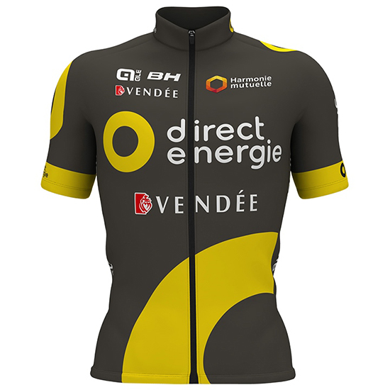 Maglia Direct Energie Manica Corta 2017 marrone